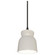 Large Hourglass LED Pendant (254|CER-6515-WHT-MBLK-BKCD-LED1-700)