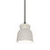 Large Hourglass Pendant (254|CER-6515-WHT-MBLK-BKCD)