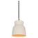 Large Hourglass LED Pendant (254|CER-6515-MTGD-NCKL-BKCD-LED1-700)