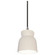 Large Hourglass LED Pendant (254|CER-6515-MAT-NCKL-BKCD-LED1-700)