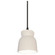 Large Hourglass LED Pendant (254|CER-6515-MAT-MBLK-BKCD-LED1-700)