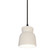 Large Hourglass Pendant (254|CER-6515-MAT-MBLK-BKCD)