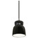 Large Hourglass LED Pendant (254|CER-6515-CRB-NCKL-BKCD-LED1-700)