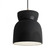 Large Hourglass Pendant (254|CER-6515-BLK-ABRS-BKCD)