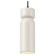 Tall Hourglass LED Pendant (254|CER-6510-MAT-MBLK-BKCD-LED1-700)