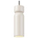 Tall Hourglass LED Pendant (254|CER-6510-MAT-ABRS-BKCD-LED1-700)