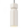 Tall Hourglass Pendant (254|CER-6510-MAT-ABRS-BKCD)