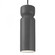 Tall Hourglass Pendant (254|CER-6510-GRY-NCKL-BKCD)