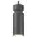 Tall Hourglass LED Pendant (254|CER-6510-GRY-CROM-BKCD-LED1-700)