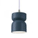 Short Hourglass Pendant (254|CER-6500-MID-NCKL-WTCD)