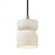 Short Hourglass Pendant (254|CER-6500-MAT-NCKL-BKCD)