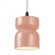 Short Hourglass Pendant (254|CER-6500-BSH-MBLK-WTCD)