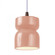 Short Hourglass Pendant (254|CER-6500-BSH-DBRZ-WTCD)