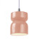 Short Hourglass Pendant (254|CER-6500-BSH-CROM-WTCD)