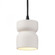 Short Hourglass Pendant (254|CER-6500-BIS-MBLK-BKCD)