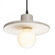 Saucer Pendant (254|CER-6325-MAT-MBLK-BKCD)
