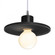 Saucer Pendant (254|CER-6325-CRB-CROM-WTCD)