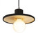Saucer Pendant (254|CER-6325-CBGD-NCKL-BKCD)