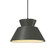 Trapezoid 1-Light LED Pendant (254|CER-6420-PWGN-MBLK-BKCD-LED1-700)