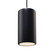 Large Cylinder Pendant (254|CER-9625-CRB-CROM-BKCD)