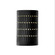 Small LED Cactus Cylinder - Open Top & Bottom (254|CER-2285-BKMT-LED1-1000)