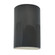 Small LED Cylinder - Closed Top (254|CER-0940-GRY-LED1-1000)