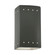 Small LED Rectangle w/ Perfs - Open Top & Bottom (Outdoor) (254|CER-0925W-PWGN-LED1-1000)