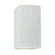 Small LED Rectangle w/ Perfs - Open Top & Bottom (254|CER-0925-WTWT-LED1-1000)