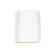 Small Wide ADA Outdoor LED Cylinder - Open Top & Bottom (254|CER-8857W-WHT)
