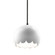 Scallop Pendant (254|CER-6470-WHT-MBLK-BKCD)