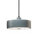 Dish Pendant (254|CER-6460-PWGN-MBLK-BKCD)