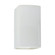 Small ADA Outdoor LED Rectangle - Open Top & Bottom (254|CER-5915W-WTWT)