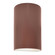 Large ADA Outdoor LED Cylinder - Open Top & Bottom (254|CER-5265W-CLAY)