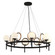 Halo 8-Light Chandelier (254|FSN-4228-OPAL-MBBR) Halo 8-Light Chandelier (254|FSN-4228-OPAL-MBBR)