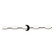Centric 5-Light Bath Bar (254|FSN-4165-OPAL-MBLK)