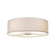 Classic 15'' Close-to-ceiling Drum (254|FAB-9595-WHTE-NCKL)
