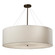 Classic 36'' Drum Pendant (254|FAB-9594-WHTE-DBRZ)