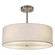 Classic 18'' LED Drum Pendant (254|FAB-9591-WHTE-NCKL-LED4-2800)