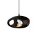 Punch 1-Light Pendant (254|CER-6440-BLK-DBRZ-BKCD)