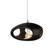 Punch 1-Light Pendant (254|CER-6440-BLK-CROM-WTCD)