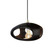 Punch 1-Light Pendant (254|CER-6440-BLK-ABRS-BKCD)