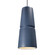 Large Cone 1-Light Pendant (254|CER-6435-MID-DBRZ-BKCD)