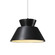 Trapezoid 1-Light Pendant (254|CER-6420-CRB-MBLK-WTCD)