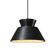Trapezoid 1-Light Pendant (254|CER-6420-CRB-MBLK-BKCD)