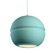 Large Sphere 1-Light Pendant (254|CER-6415-RFPL-DBRZ-WTCD)