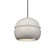 Small Sphere 1-Light Pendant (254|CER-6410-MAT-NCKL-BKCD)