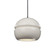 Small Sphere 1-Light Pendant (254|CER-6410-MAT-MBLK-BKCD)