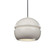 Small Sphere 1-Light LED Pendant (254|CER-6410-MAT-ABRS-BKCD-LED1-700)