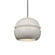 Small Sphere 1-Light Pendant (254|CER-6410-MAT-ABRS-BKCD)