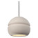Small Sphere 1-Light LED Pendant (254|CER-6410-BIS-ABRS-BKCD-LED1-700)